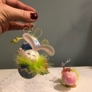 2 Pier 1 Easter Ornaments